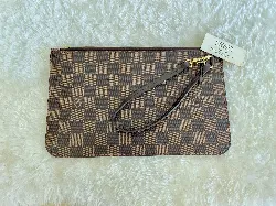 louis vuitton neverfull pochette en toile ebène