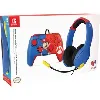 pack manette filaire rematch + casque super mario switch airlite pdp