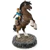 zelda breath on the wild - link à cheval - statuette 56cm