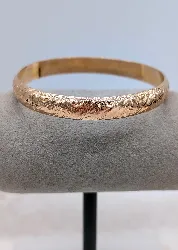 bracelet jonc avec motifs en or rose or 750 millième (18 ct) 18,0g