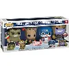 funko pop marvel christmas holiday hulk, groot, captain america snowman & thanos 4 pack