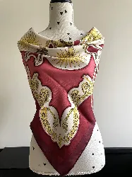 hermès foulard / carré "les eperons" en soie 90*90cm