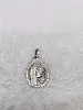 pendentif argent ovral vierge argent 800 millième (19 ct) 3,09g