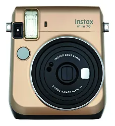 appareil photo instantané fujifilm instax mini 70 objectif : 60 mm or