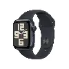 apple watch se (gps) - 2e génération - 40 mm - aluminium minuit - montre intelligente avec bracelet sport - fluoroélastomère - min