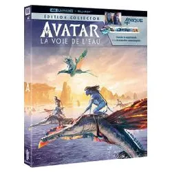 avatar 2 : la voie de l'eau - édition collector 4 disques - 4k ultra hd + blu - ray + 2 blu - ray bonus