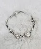 bracelet argent christina + 4 charms argent 925 millième (22 ct) 16,48g