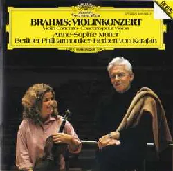 cd brahms, anne - sophie mutter, berliner philharmoniker ? herbert von karajan - violinkonzert = violin concerto = concerto pour v