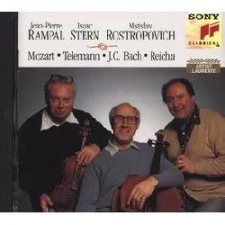 cd jean - pierre rampal - mozart - telemann - j.c. bach - reicha (1990)