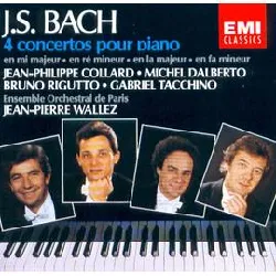 cd johann sebastian bach - 4 concertos pour piano (1988)