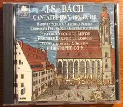 cd johann sebastian bach - cantates bwv 180, 49, 115 (1994)