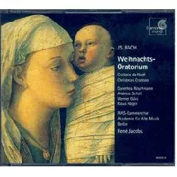 cd johann sebastian bach - weihnachts - oratorium - oratorio de noël - christmas oratorio (1997)