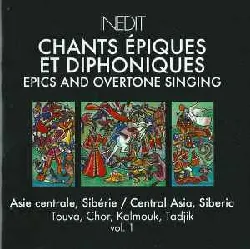 cd toumat - chants épiques et diphoniques - epics and overtone singing - asie centrale, sibérie / central asia, siberia - touva, c