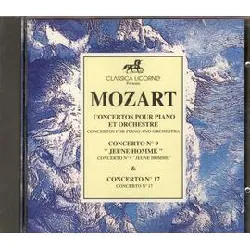 cd wolfgang amadeus mozart - concertos pour piano et orchestre concerto n9 jeune home concerto n17 (1992)