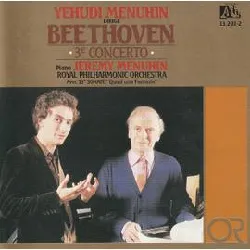 cd yehudi menuhin - beethoven 3e concerto, 13e sonate 'quasi una fantasia'