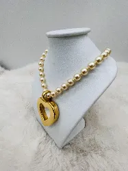 collier agatha coeur perles