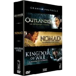 dvd coffret grand spectacle - outlander + nomad + kingdom of war - pack