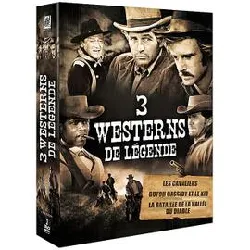 dvd westerns de légende - coffret 3 films : les cavaliers + la bataille de la vallée du diable + butch cassidy et le kid - pack