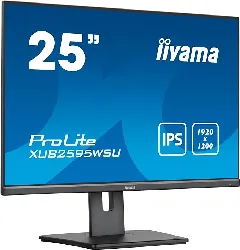 iiyama prolite xub2595wsu - b5 - écran led - 25' - 1920 x 1200 wuxga - ips - 300 cd/m² - 1000:1 - 4 ms - hdmi, vga, displayport - 