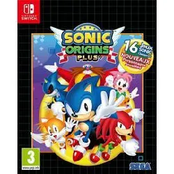 jeu nintendo switch sonic origins plus day one edition switch