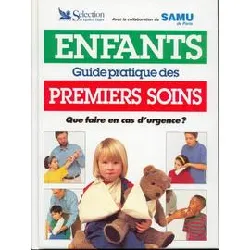 livre enfants, guide pratique des premiers soins