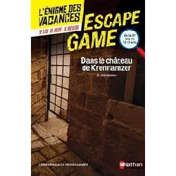 livre enigmes des vacances escape game 5e 4e