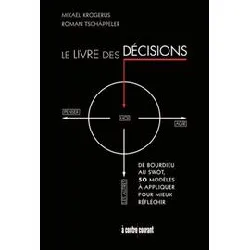 livre le des décisions