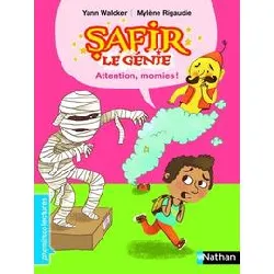 livre safir le génie - attention, momies !