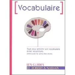 livre vocabulaire - robert & nathan