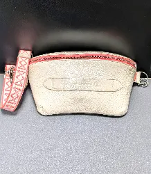 marie martens sac banane / ceinture neufmille en cuir vernis beige crème