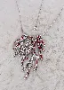 swarovski sautoir / long collier pendentif forme corail 1040874