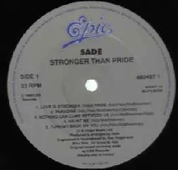 vinyle sade - stronger than pride (1988)