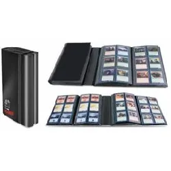 accessoires - portfolios - pro binder 4 playset 480 cartes - noir