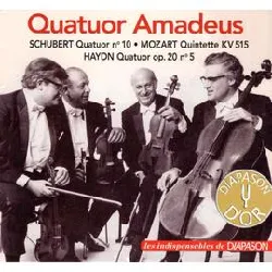 cd amadeus - quartett - schubert: quatuor n° 10; mozart: quintette kv 515; haydn: quatuor op. 20 n° 5 (2018)