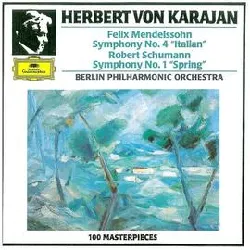 cd berliner philharmoniker - symphonie nr. 4 “italienische† / symphonie nr. 1 “frühlings - symphonie†