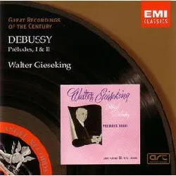 cd claude debussy - préludes, livres i & ii (1987)