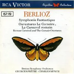 cd hector berlioz - symphonie fantastique - ouvertures le corsaire - le carnaval romain (1988)