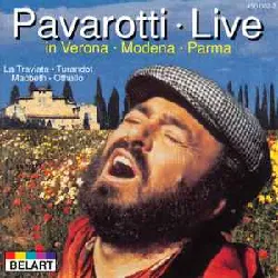 cd luciano pavarotti - live in verona - modena - parma