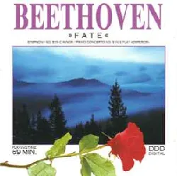 cd ludwig van beethoven - 'fate' symphony no. 5 in c minor / piano concerto no. 5 in e flat 'emperor' (1992)