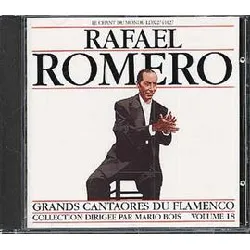 cd rafael romero - grands cantaores du flamenco - volume 18 (1996)