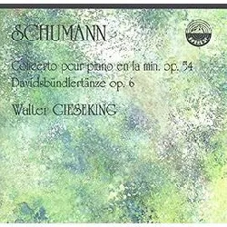 cd schumann: piano concerto, op. 54 / davidsbundlertanze, op. 6