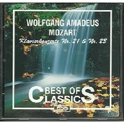 cd wolfgang amadeus mozart - klavierkonzerte n°21 & n°23 (1991)
