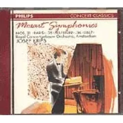 cd wolfgang amadeus mozart - symphonies nos. 31 'paris' - 35 'haffner' - 36 'linz' (1989)
