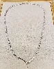 collier argent serpent maille anglaise argent 925 millième (22 ct) 16,85g