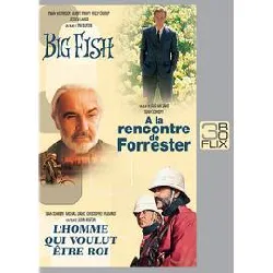 dvd flix box - 22 : big fish + a la rencontre de forrester + l'homme qui voulut être roi