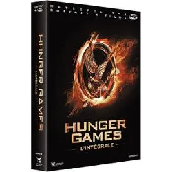 dvd hunger games - l'intégrale : hunger games + hunger games 2 : l'embrasement + hunger games - la révolte : partie 1 + partie 2
