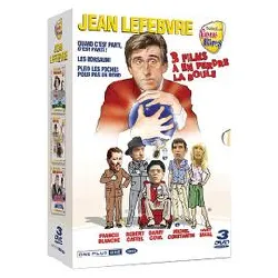 dvd jean lefebvre - 3 films à en perdre la boule