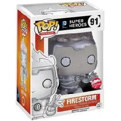 figurine funko! pop - dc comics - firestorm white lantern