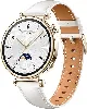 huawei watch gt4 41mm classic bracelet cuir blanc