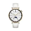 huawei watch gt4 41mm classic bracelet cuir blanc